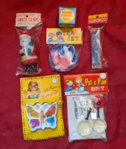 1950s 1960s Set of 6 Made In Hong Kong&Japan, Toys w/0riginal packaging unopened