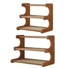Display Shelf Home Spice Rack Cabinet Organizer Shelf Countertop Plant Stand