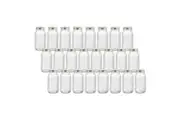 24PK Lemon & Lime Roma Ribbed Conserve Glass Jar with Air-Tight Screw Lid 800ml