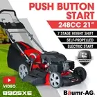Baumr-AG Lawn Mower 21" 248cc Electric Start Petrol Self-Propelled Lawnmower