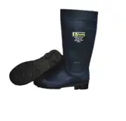 Cordova 16 in. PVC Boot Unlined Black Upper and Sole Eva Insole Plain Size 12
