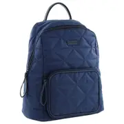 Pierre Cardin Nylon Quilted Backpack Stylish Backpack - Navy