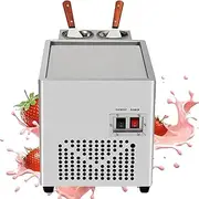 Electric Ice Cream Roll Maker, Stainless Steel Stir-Fried Ice Pan, Commercial Rolled Frozen Yogurt Ice Cream Machine, Yogurt Cream Machine for Bars, Cafes, Dessert Shops