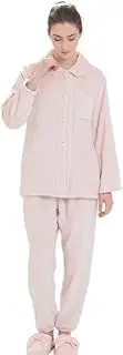 narue(ナルエー) Naruay Women's Pajama Set, Shiny Snowheart Embossed Set