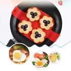 Anti-scald Egg Mold Reusable Non-stick Omelet Pancake Maker with High