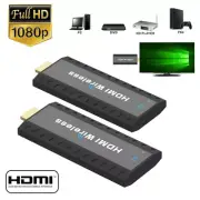 Wireless HDMI Extender Video Transmitter Receiver Screen Mirror 1 PC To 2 TV NEW