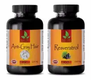 Immune - ANTI GRAY HAIR – RESVERATROL 1200 COMBO - nettle leaf