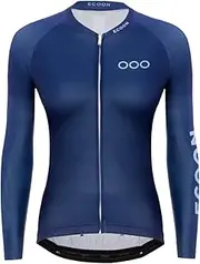 [ECOON] Tourmallet Women's Cycling Jersey Blue, Blue