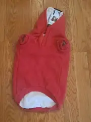 Zack & Zoey Fleece-Lined Hoodie for Dogs 20" Large Tomato Red