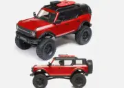 Axial 1/24 SCX24 2021 Ford Bronco 4WD Truck Brushed RTR Red [AXI00006T1]