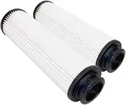 [HQRP] 2-Pack HEPA Filter for Hoover Empower Bagless; TurboPower 4900 Bagless; Turbo 4600 Upright Vacuum Cleaner Plus Coaster