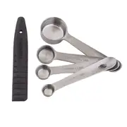 Masterpro Professional Measuring Spoons with Leveller 5pcs Set