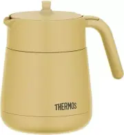 Thermos Vacuum Insulated Teapot with Strainer (700 ml), Beige, TTE-700 BE