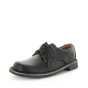 Wilde School Jezra-Snr Girl's School Shoes - Black Smooth