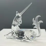 NEW OLD STOCK SWAROVSKI CRYSTAL 1996 SCS MEMBERS EDITION "THE UNICORN"+BOX &COA