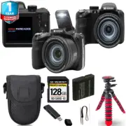 Kodak PIXPRO AZ425 Digital Camera (Black) + Spider Tripod + 1 Yr Warranty - 64GB