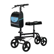 Medical Leg Knee Walker Aid Crutch Scooter Knee Leg Walking Orthopedic Armpit with Leg Rest For Fracture Broken Leg Amputation
