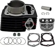 Motorcycle Styling 62mm Motorcycle Cylinder Kit Set for ZONGSHEN CB150-A AR150-70 ZS150-48A-50S Piston Ring Gasket Parts(Black)