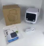 ChillWell Deluxe Portable Air Cooler 4 Speed Mini Swamp Chiller w Humidifier