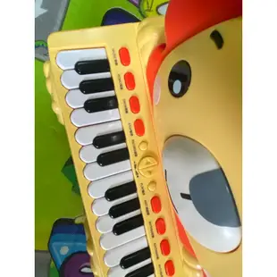 二手🌍正版費雪小象電子琴 獅子電子琴 費雪動物立式電子琴 兒童音樂多功能動物電子琴 高音質鋼琴 音樂啟蒙