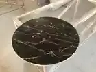Custom Natural Marble Round Table Tops, White Round Center Table Top, Quartz top