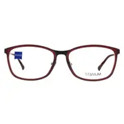 ZEISS 光學眼鏡 ZS80001 F032 β鈦系列百搭方框眼鏡 眼鏡框 - 金橘眼鏡