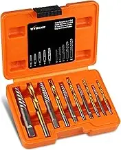 14Pcs Screw Extractor and Left Hand Drill Bits Set, Bolt Remover, Multi-Purpose, High Speed Steel, 1 Count