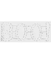 National Tree Company 60 Halloween White Light BOO! Sign