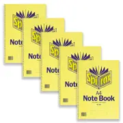 5pc Spirax 595 Spiral A4 Notebook Office/School Paper Writing Stationery 120-Pg