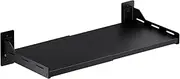 Wall Mount Microwave Oven Shelf, Expandable Space Saving Kitchen Floating Rack, Carbon Steel Counter Countertop Holder for Mixer, Air Fryer