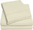 Bed Sheets Set, Extra Soft Luxury King Size Sheets with 15-Inch Deep Pocket, Pre