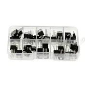 50PCS TO-220 Series Transistor Assortment Kit 10 Values High Power Three-terminal Regulated Triode LM317T L7805 L7806 L7