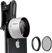 Kase HD Master Macro Lens Pro for iPhone, Professional Macro Phone Lens Kit with Filter Adapter + 52mm CPL Polarizer Filter for iPhone 16 15 14 13 12 11 8 Samsung Android