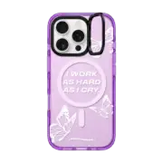 iPhone 16 Pro Impact Ring Stand Case MagSafe Compatible Cry Babe-y