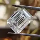 8 Ct Certified Natural Emerald White Diamond D Grade VVS1 +1 Free Gift