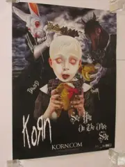 KORN - HAND SIGNED "SEE YOU ON THE OTHER SIDE" 18" X 24" POSTER