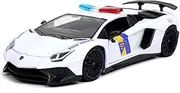 [Jada] Hyperspec 2017 Lamborghini Aventador 1:24 Scale Diecast Vehicle Toy, White