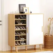 1 Artiss Shoe Rack Cabinet Sliding Doors 30 Pairs