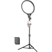 Full-Screen Selfie Ring Light Tripod Set For Live Stream - 210Cm Height