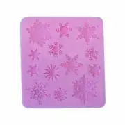 Silicone Snowflake Fondant Cake Decorating Mould Sugarcraft Tool