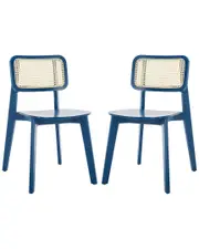 Safavieh Set of 2 Luz Cane Dining Chairs