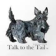 CafePress Scottish Terrier Attitude Large Die Cut Sticker, 8.75" x 8.75" Clear