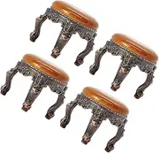 Mini Stool Decors for Doll House Miniature Furniture Round Mini Stool Set 1:12 Scale Prop
