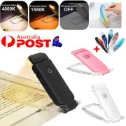 Flexible Book Light Clip-On LED Reading Light USB Rechargeable Adjustable Lamp