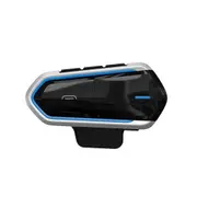 Waterproof Qtb35 Motorcycle Helmet Headset Fm Radio Csr Helmet Bluetooth Headset Blue Edge