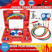3 Way Diagnostic A/C Manifold Gauge Set Professional AC/HVAC Refrigeration Tools