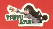 my hero academia tsuyu asui sticker About 2 1/2 x 3 Inches