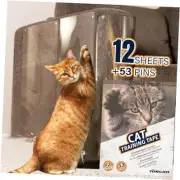 Anti Cat Scratch Furniture Protector-12 Pack Single Side Couch Protector for