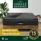 King Mattress Bed Pocket Spring Foam Plush Euro Top Medium Firm Bamboo 34CM