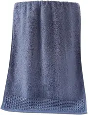 AIMALL Bamboo Charcoal Face Towel – 75x34cm Super Absorbent Soft Washcloth, Lint-Free Skin-Friendly Towel for Face Washing, Quick-Dry Facial Cloth in Beige/Grey/Blue